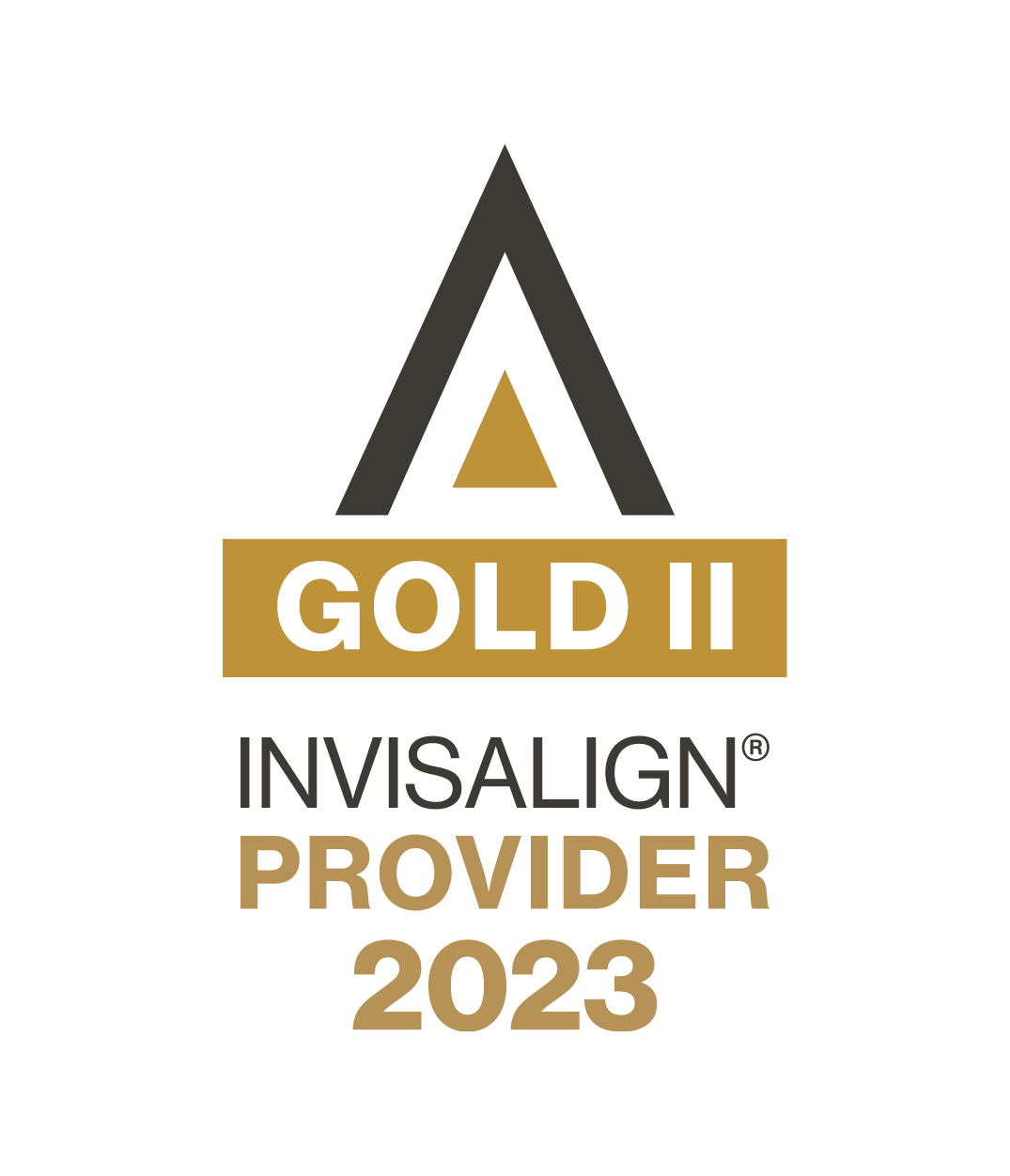 Invisalign Gold II Provider recognition, 2023
