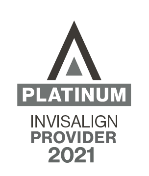 Invisalign Platinum Provider recognition, 2021