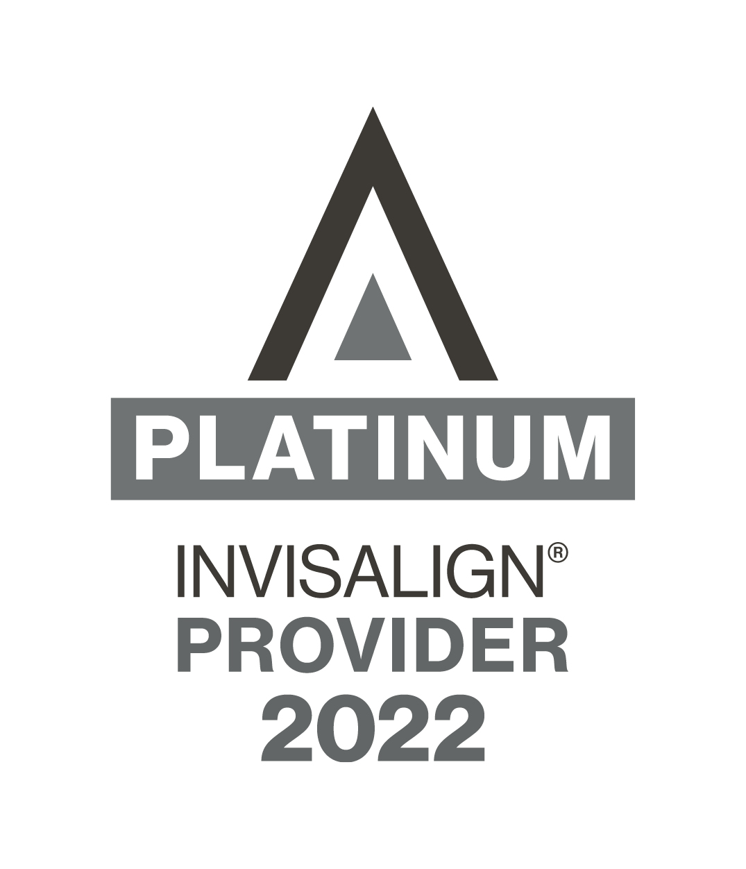 Invisalign Platinum Provider recognition, 2022